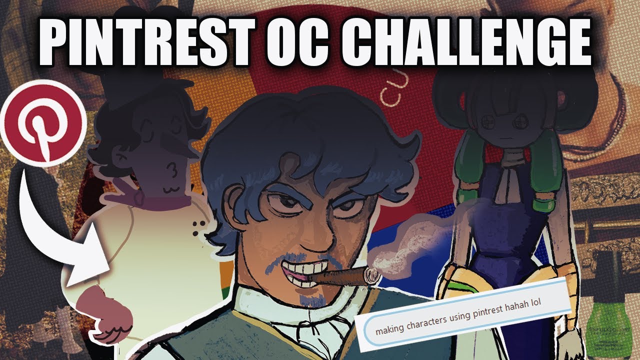 PINTEREST OC ART CHALLENGE (using pinterest to makes ocs teehee)