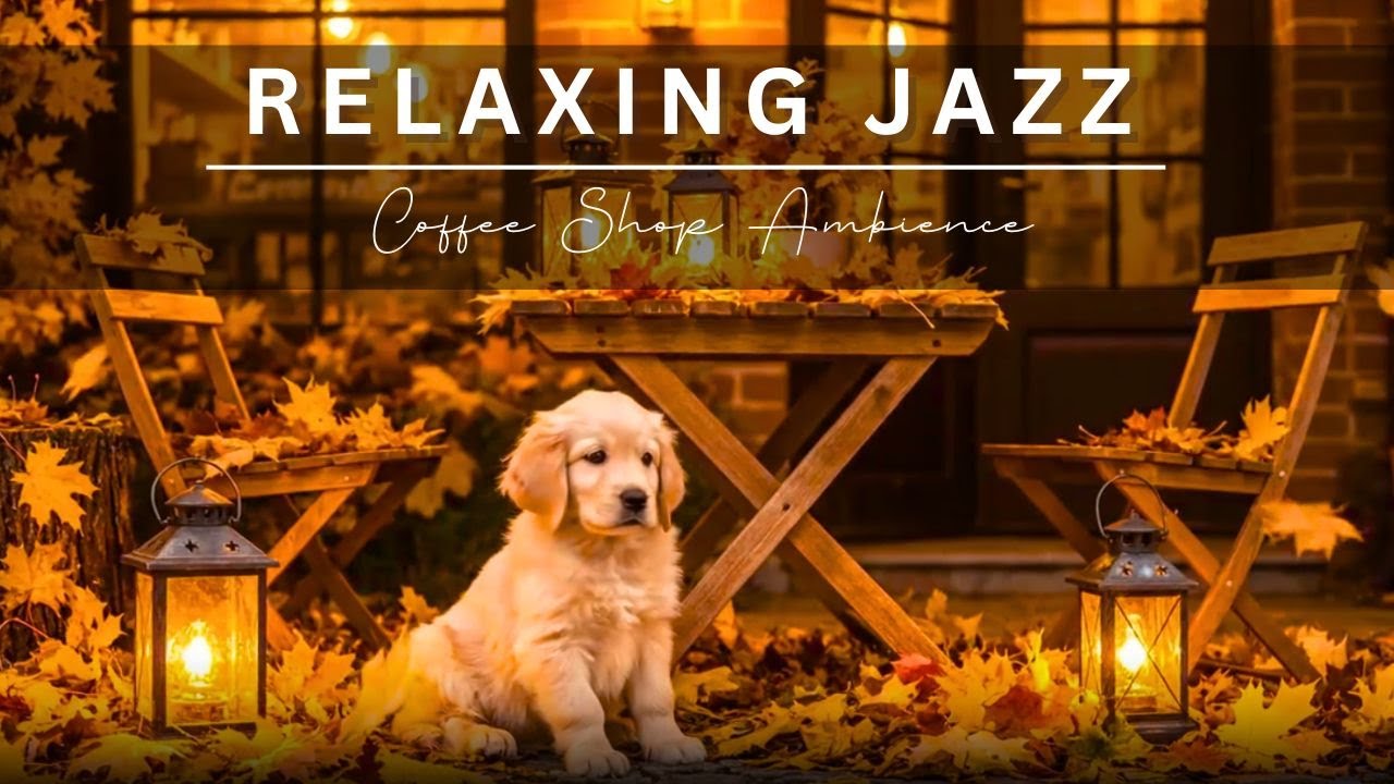 Relaxing Jazz Instrumental Music & Coffe Shop Ambience 🎶☕ Smooth Jazz Music for Studying, Work