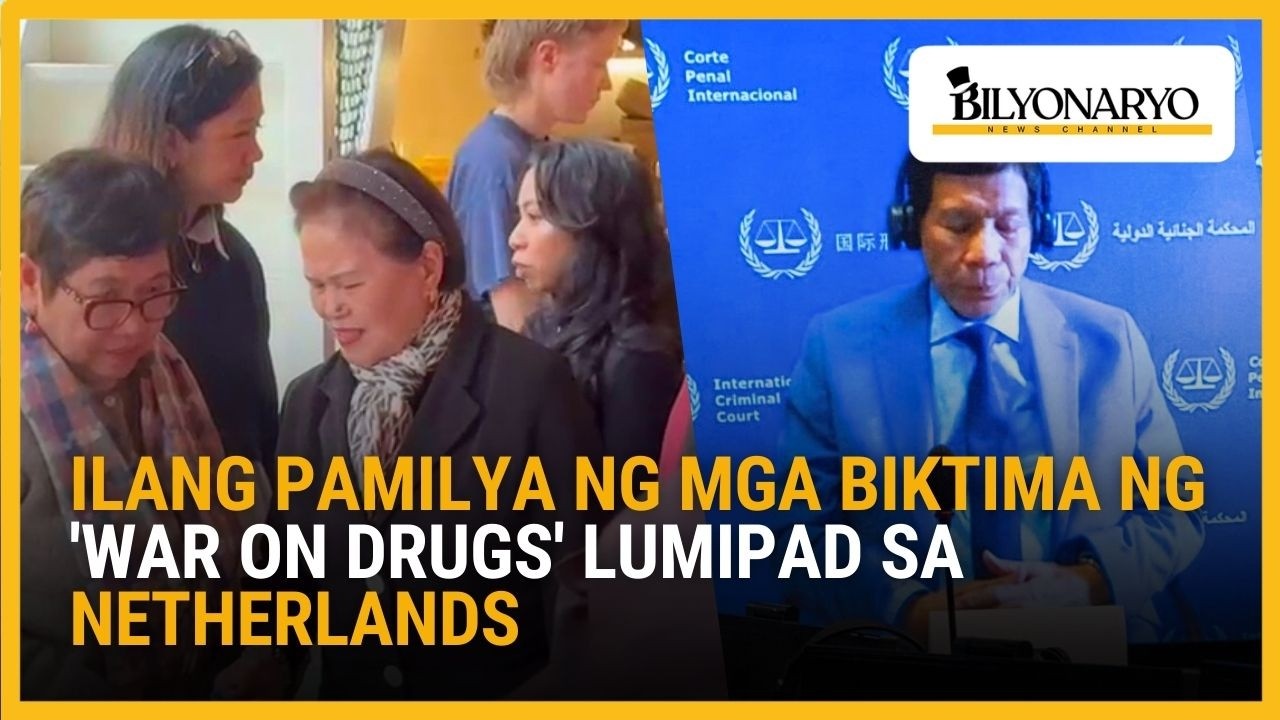 Ilang pamilya ng mga biktima ng 'War on Drugs' lumipad sa Netherlands | Agenda Weekend