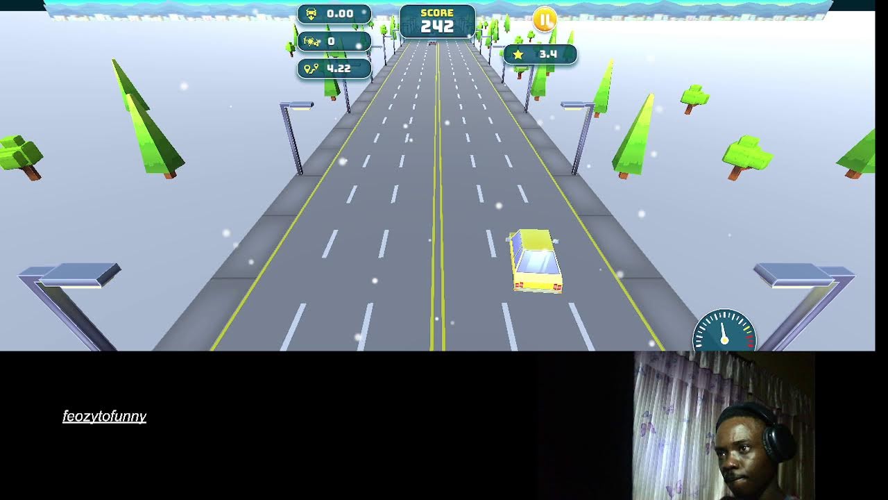 feozytofunny is live! day 1 playing professional racer