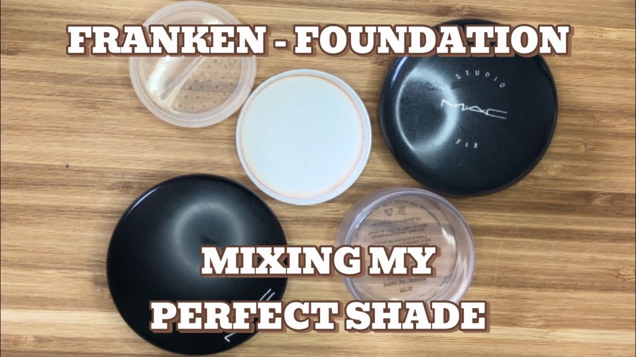 Franken Makeup : Mixing My Perfect Foundation Shade For Summer