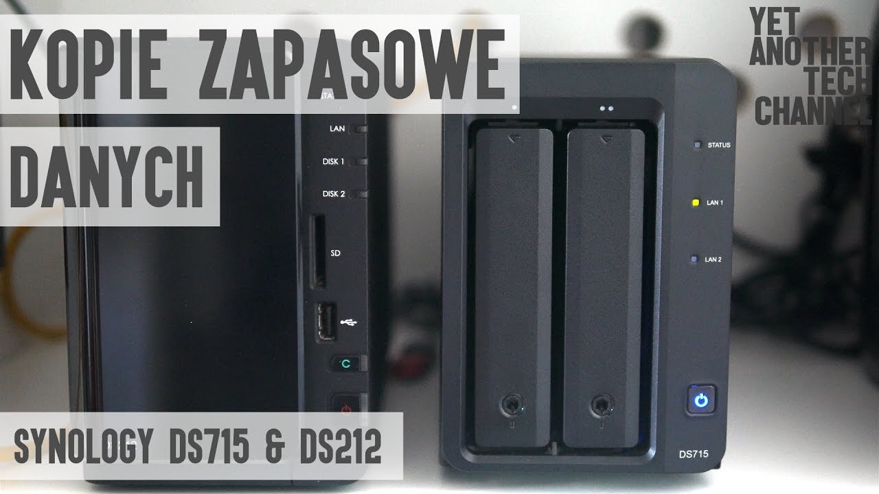 M&oacute;j spos&oacute;b na kopie zapasowe danych (Synology DS715, Synology DS212, Seagate Expansion)