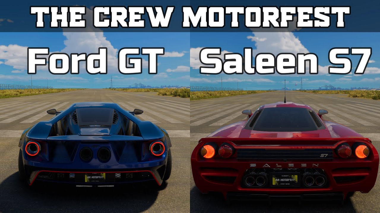 The Crew Motorfest - Ford GT vs Saleen S7 Twin-Turbo - Drag Race