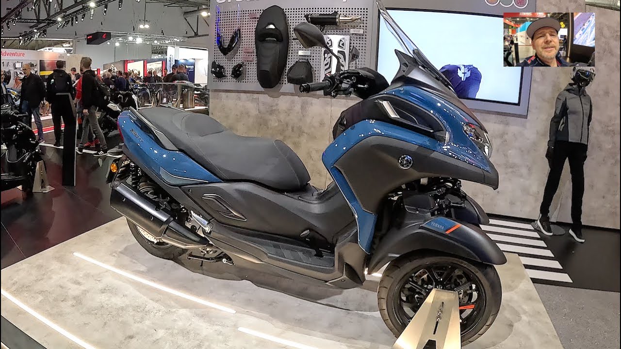 Yamaha Tricity 300 Urban 3-kołowy silnik moto rower skuter motocykl motard EICMA spacer W2838