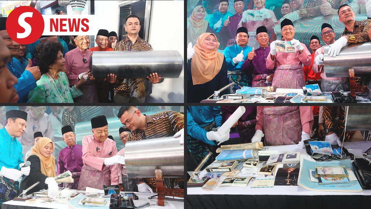 Vision 2020: Dr M opens 28-year-old time capsule at KL Tower