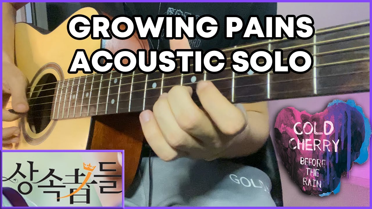 Captivating 'Cold Cherry - Growing Pains 2' Acoustic Guitar Solo Cover
