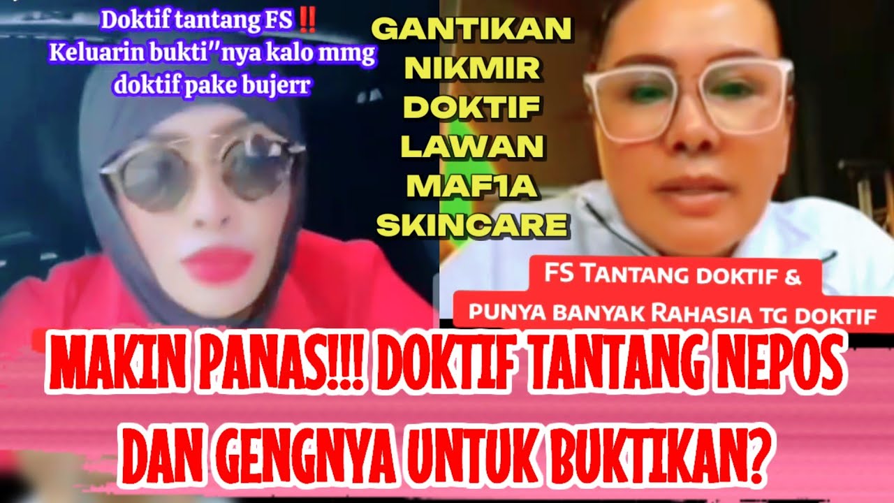 T4NPA NIKMIR❗️MEMANAS  DOKT1F T4NT4NG NEPOS & MAF14 SKINCARE❓️