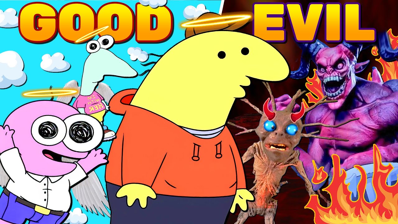 Smiling Friends Characters: Good to Evil 😃