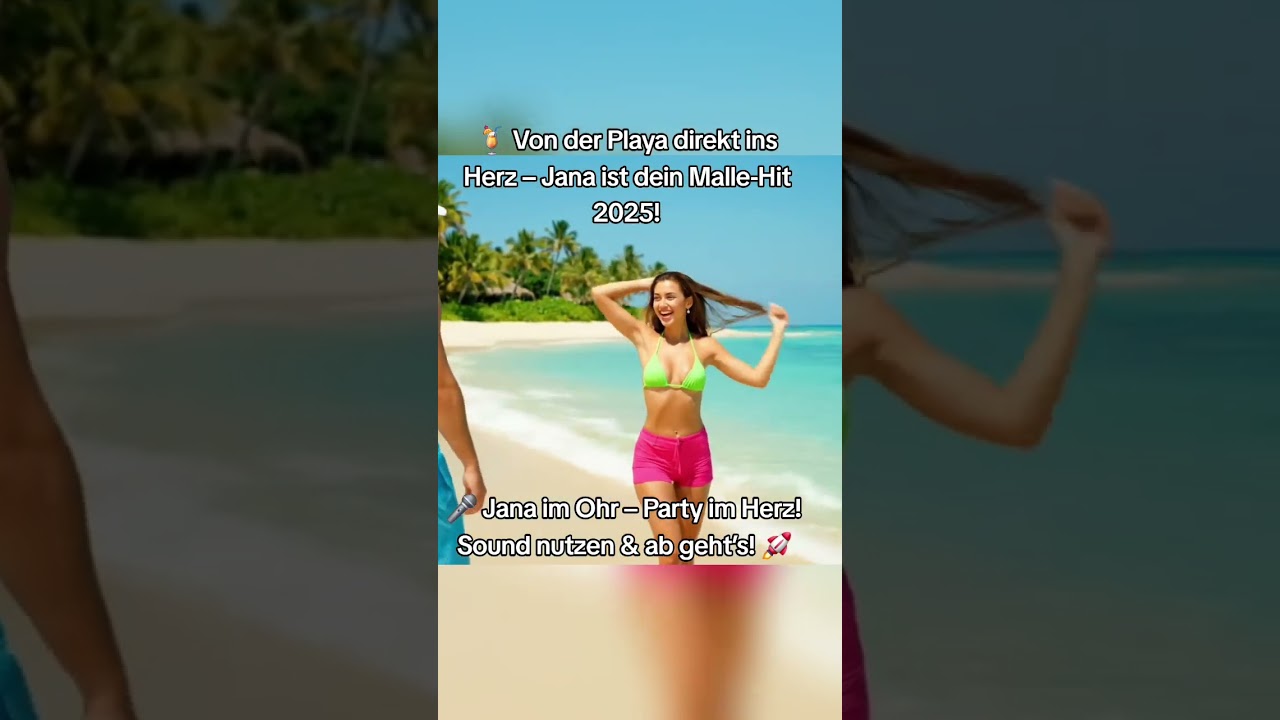 Jana - Dein Sommerhit 2025! Ohrwurm! #musik #mallorca #ballermannhits #beach #partyhits #f&uuml;rdich