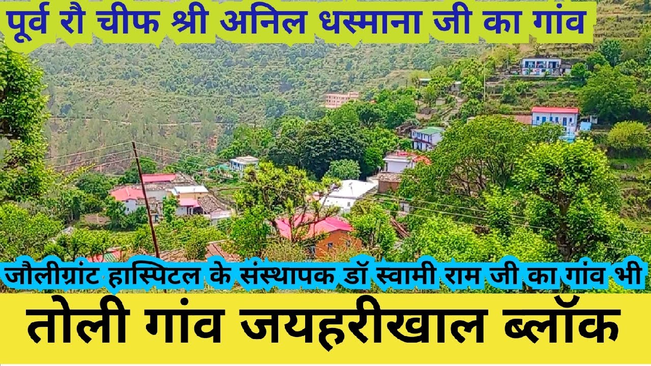 ऐतिहासिक गांव तोली,सैन्य,शिक्षा,समाजिक क्षेत्र में अग्रणी गांव,एक विशिष्ट पहचान बनाए हुए, पलायन भी ।