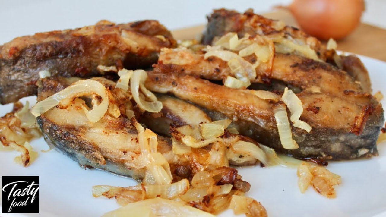 Как Вкусно Пожарить Карпа на Сковородке с Луком!