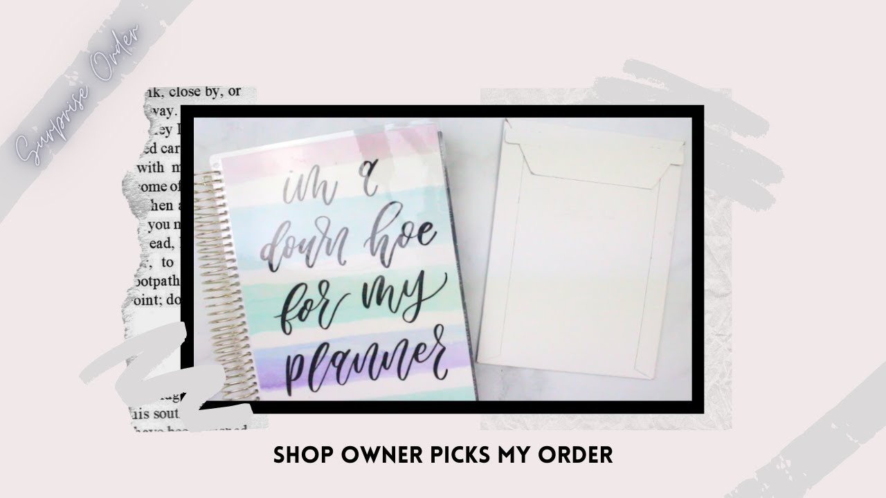 MYSTERY MAIL PLAN WITH ME FT. PEACH POM
