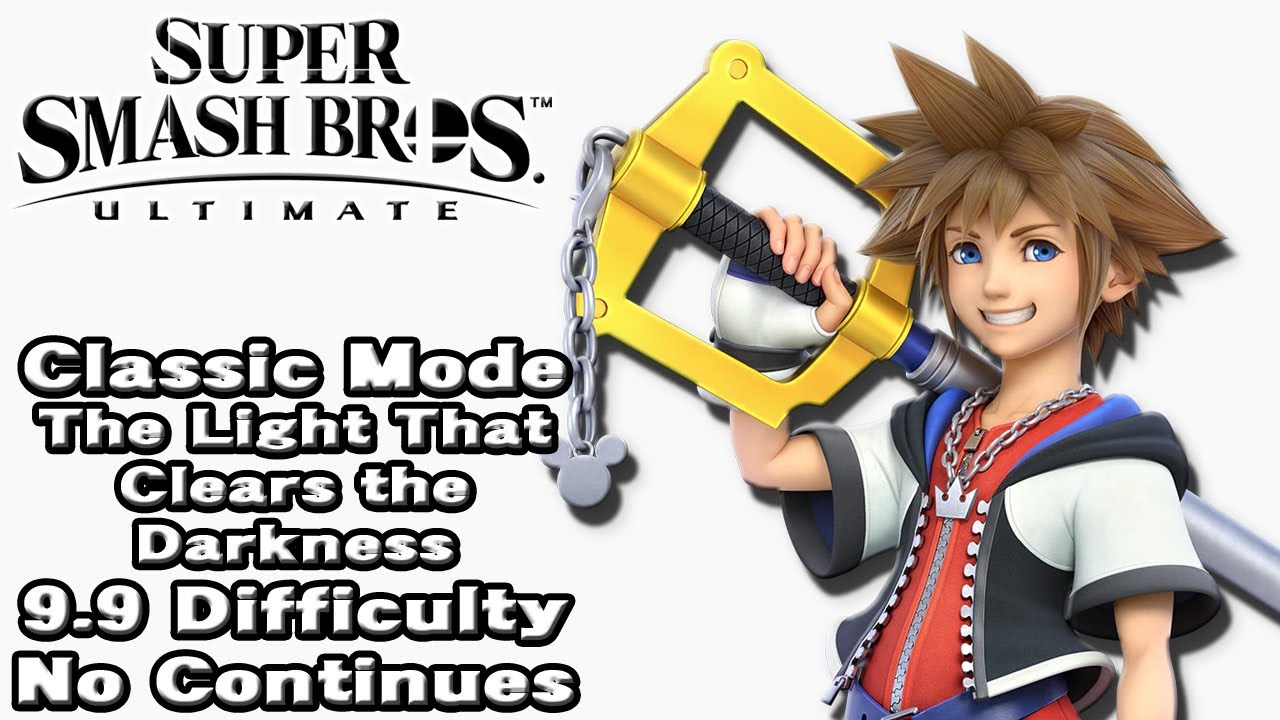 Super Smash Bros. Ultimate (Classic Mode 9.9 Intensity No Continues | Sora)