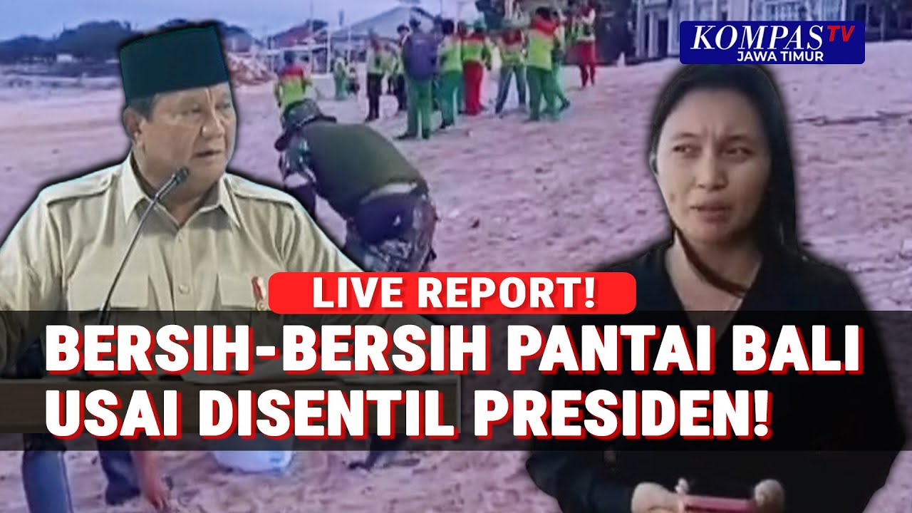Kondisi Terkini Pantai Bali Usai Dibersihkan TNI-Polri atas Arahan Presiden Prabowo!