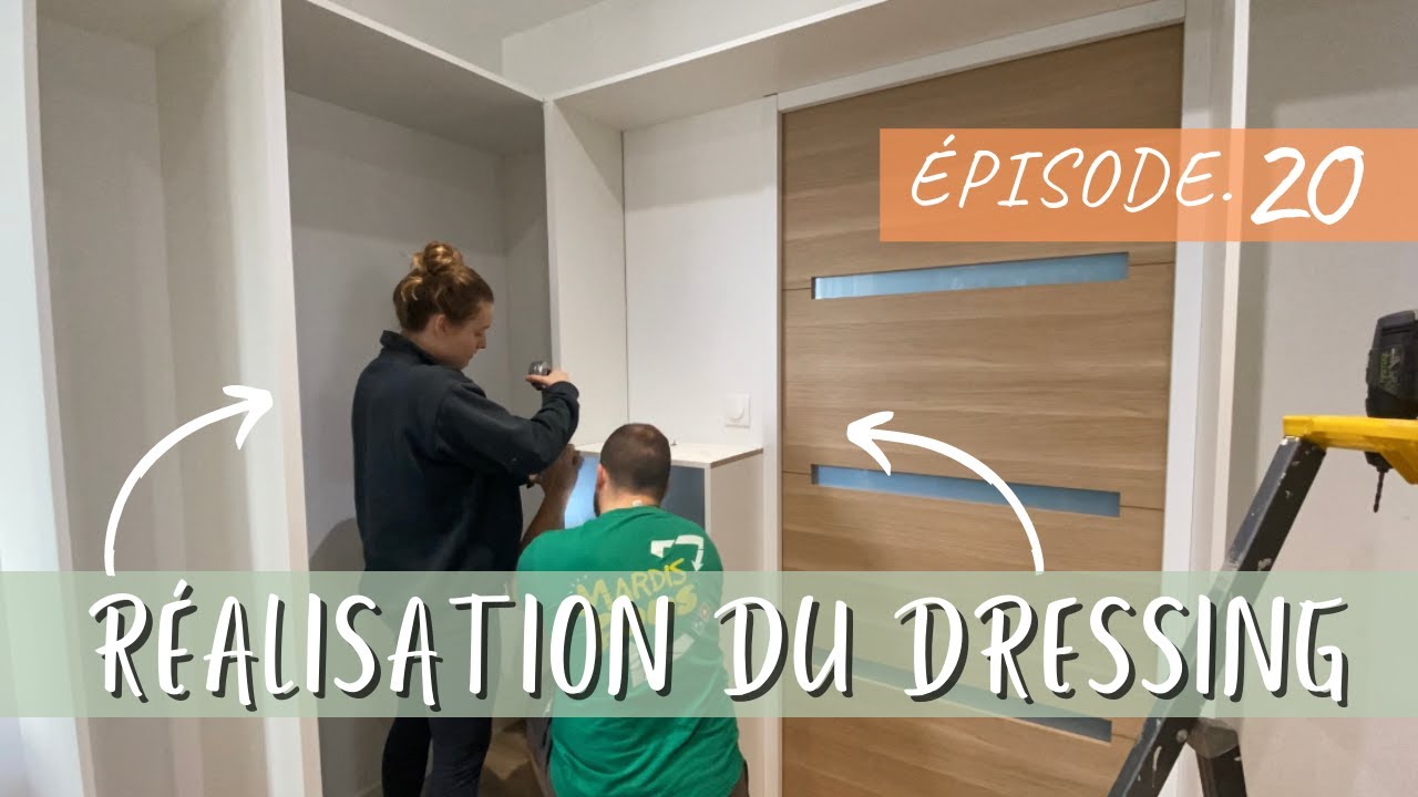 RÉALISATION DU DRESSING DE A à Z ! | TRAVAUX MAISON EP.20 |