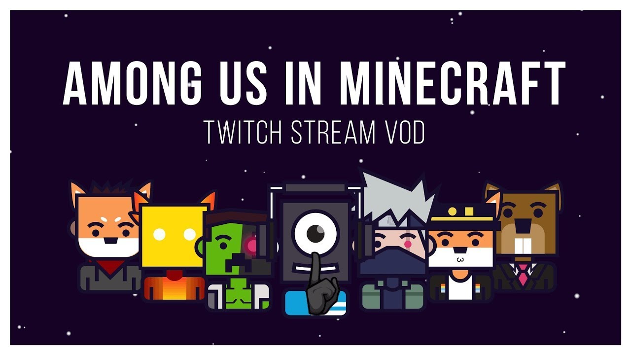 Among us in Minecraft - w/ Etho, Fundy, DocM77, ilmango, Scicraft and friends!!! (VOD)