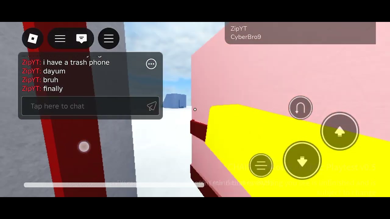 Climbing vertex in chain parkour 