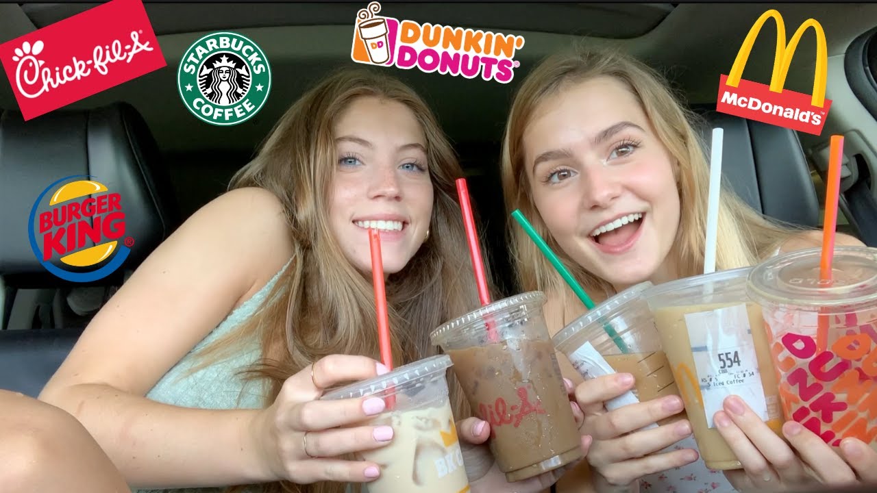 Which FAST FOOD place has the BEST ICED COFFEE? / Taste Test