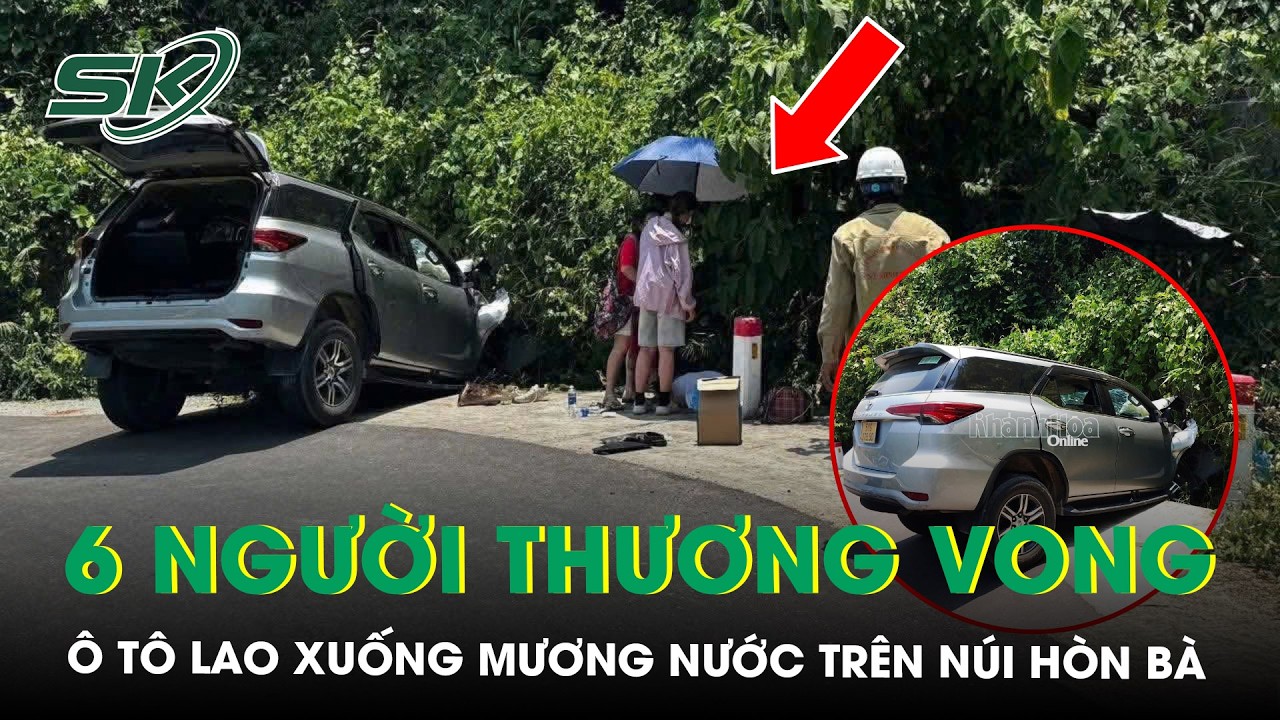 &Ocirc; t&ocirc; lao xuống mương nước khi đổ đ&egrave;o tr&ecirc;n n&uacute;i H&ograve;n B&agrave;, 6 người thương vong | SKĐS