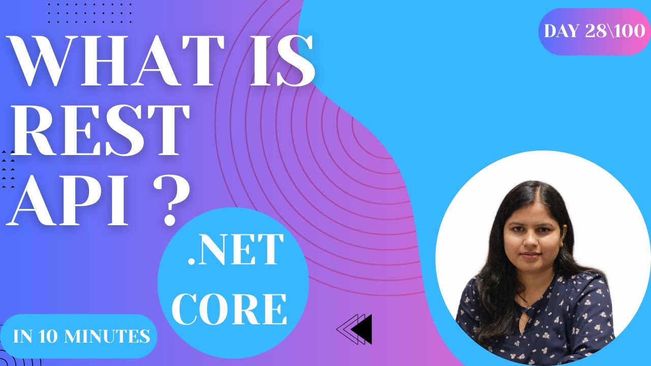 👉 What is REST API in .NET Core? 🔥 Explained with Real Example | Beginner to Pro Guide | Day-28\100