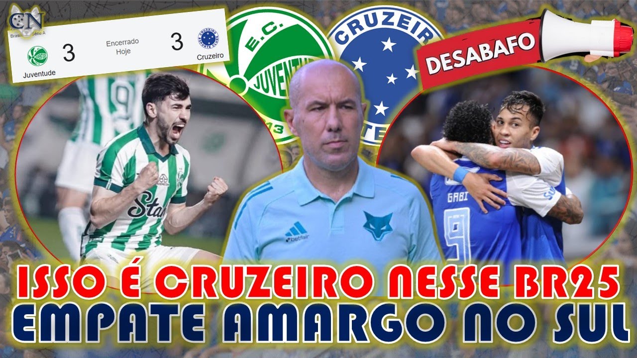 SAIU O DESABAFO 🤬⚠️ EMPATE MED&Iacute;OCRE CONTRA O JUVENTUDE GERA REVOLTA | FOCO NA FINAL DA CDB #futebol