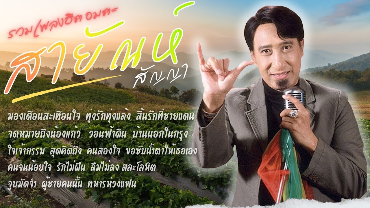 สายัณห์ สัญญา⚘️💫รวมเพลงยอดฮิต อมตะ ฟังเพลิน ฟังยาว🌹💕@ณัชชาพาชิลล์