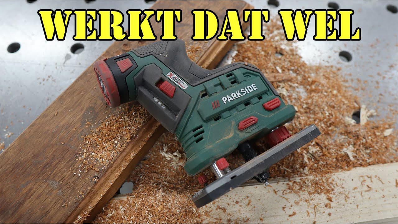 Parkside Accu-bovenfrees 12 Volt van de Lidl shop is het wat of is het niks