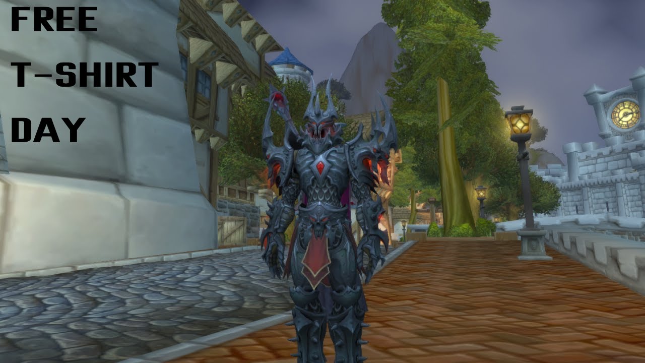 Free T-Shirt Day in WoW