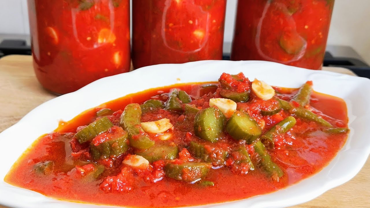 DOMATESLİ SALATALIK TURŞUSU YAPTIM EFSANE OLDU💯/ ERTESİ GÜNE HAZIR /TURŞU TARİFLERİ