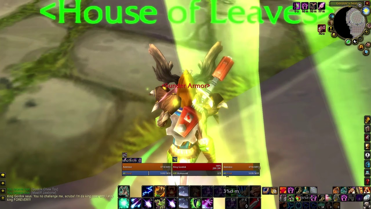 Dire Maul tribute - full druid solo GUIDE (Kronos 3)