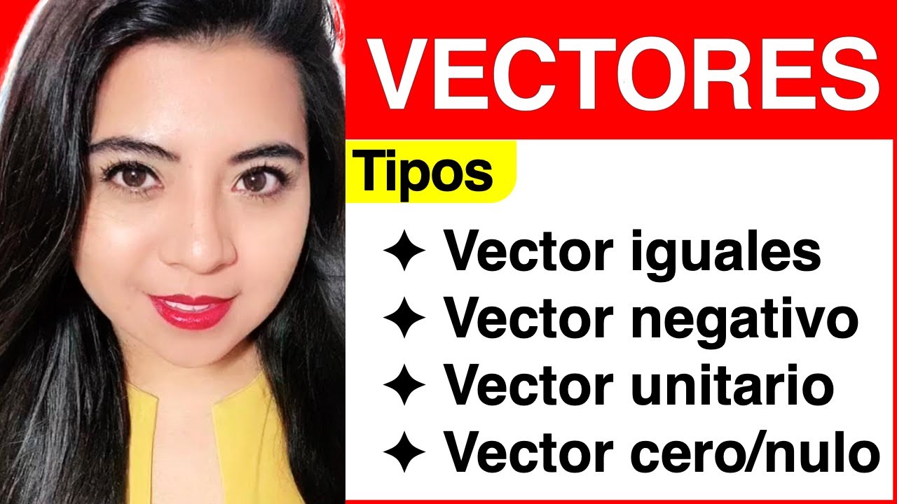 CLASIFICACI&Oacute;N de VECTORES (VECTORES IGUALES, VECTOR NEGATIVO, VECTOR UNITARIO y CERO o NULO)