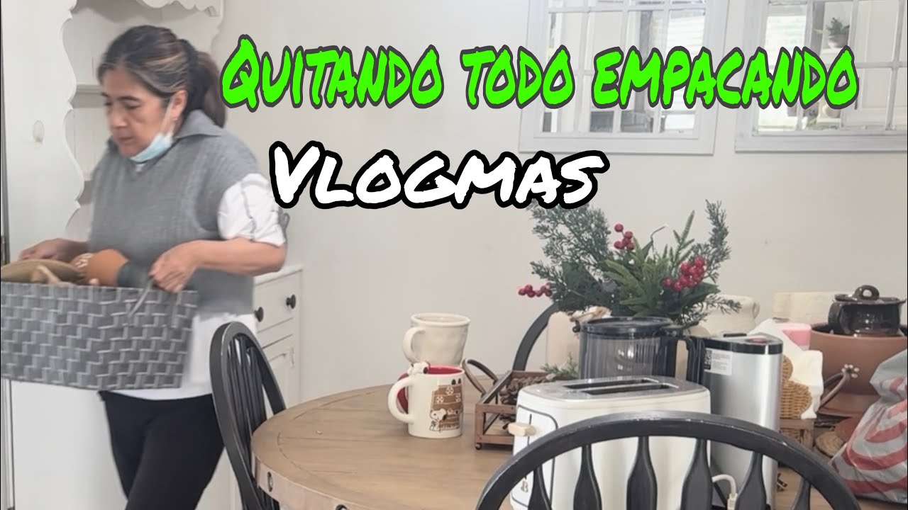 Quitando ya todo y guardando de la cocina 