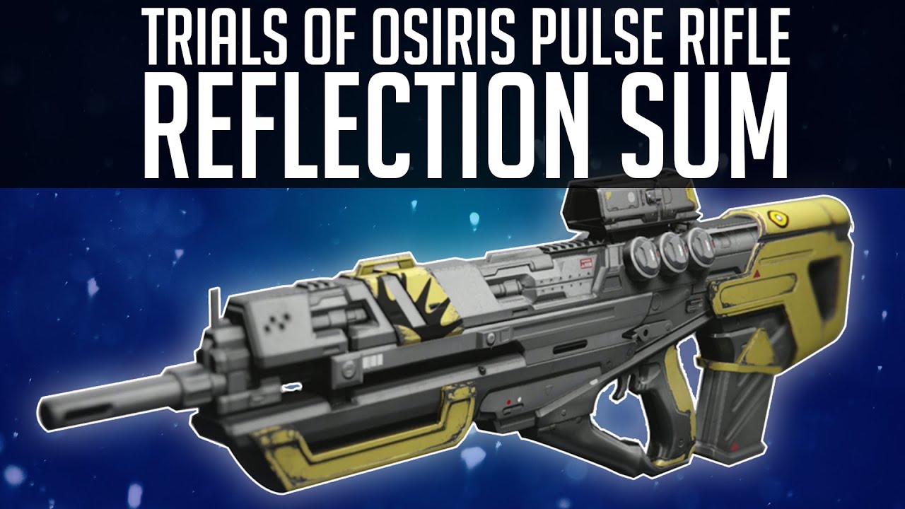 Destiny REFLECTION SUM REVIEW! (Destiny Taken King Trials of Osiris Pulse Rifle)