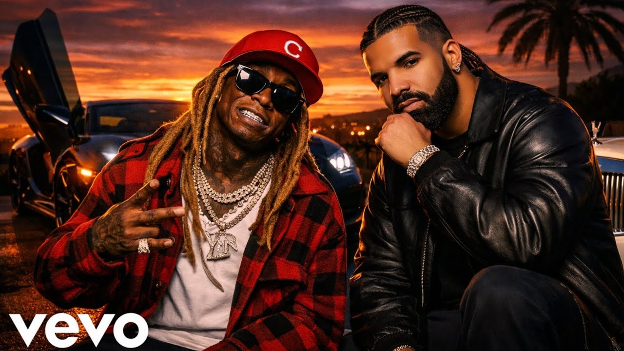Lil Wayne ft Chris Brown & Drake - Night Drive Legend ( Official lyric video ) 