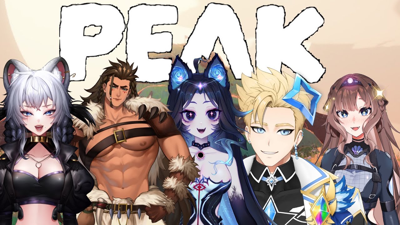 【Peak】Baya teaming up with Vtubers to aggressively climb to the top!💢