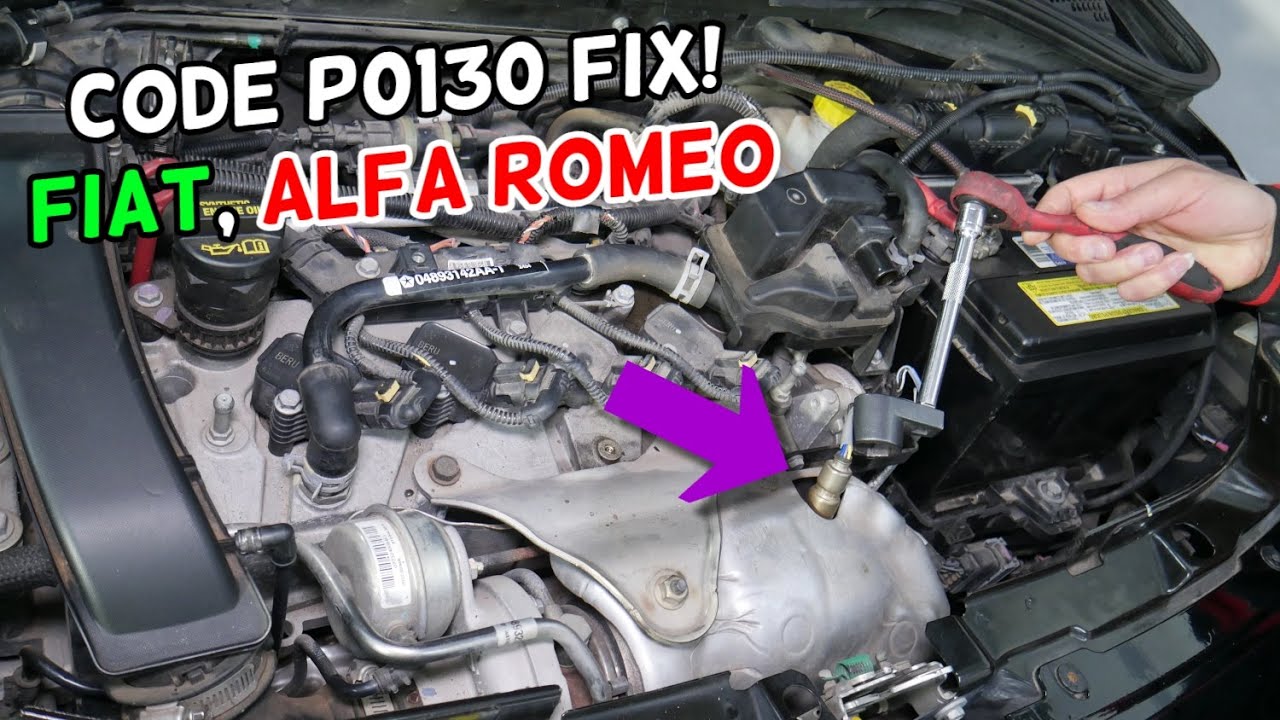FIAT ALFA ROMEO CODE P0130 PUNTO DOBLO TIPO ALFA ROMEO 147 MITO GIULIA GIULIETTA