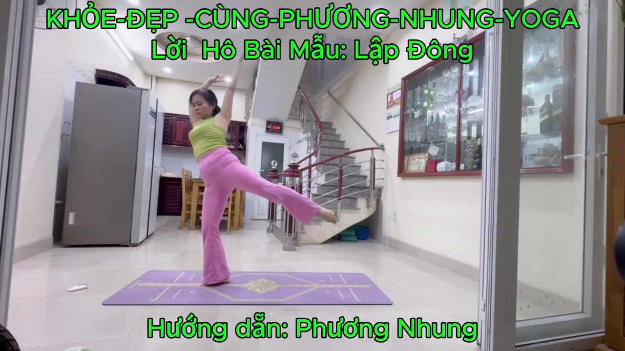 LỜI HÔ Bài Mẫu Yoga Flow Online  cho mọi lứa tuôit với nhạc Lập Đông - Mai Yoga Flow Online