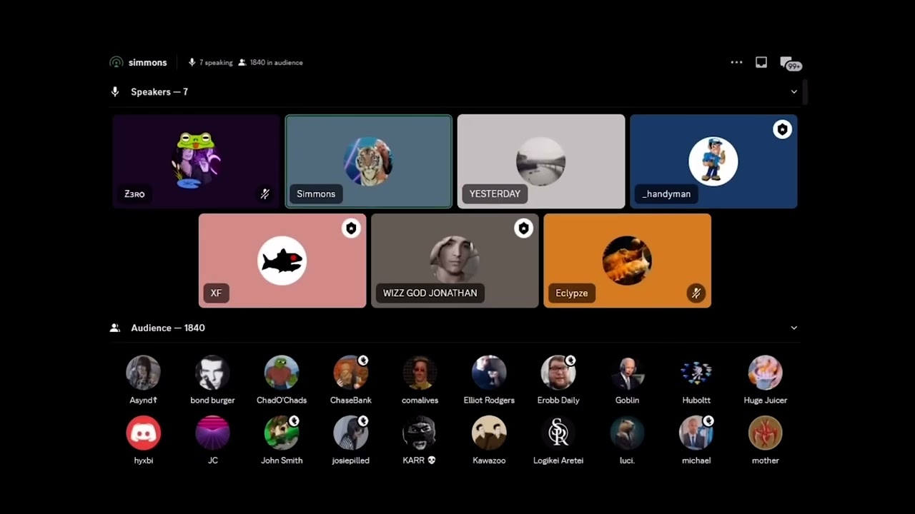 Fishtank Simmons Discord - Based caller torches Sam Hyde