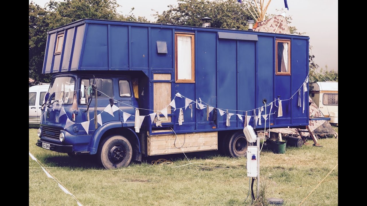 Old School Bedford Truck Converted Into Tiny House Truck