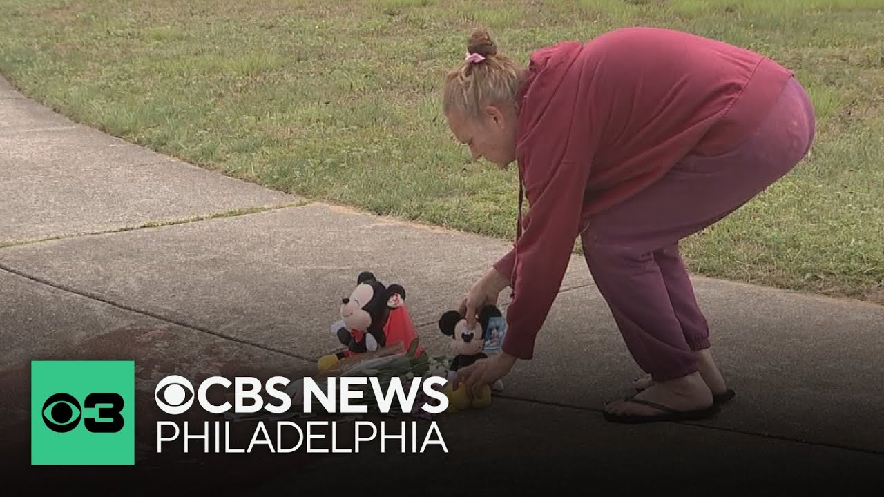 Small memorial grows for 7-year-old boy struck, killed by school bus