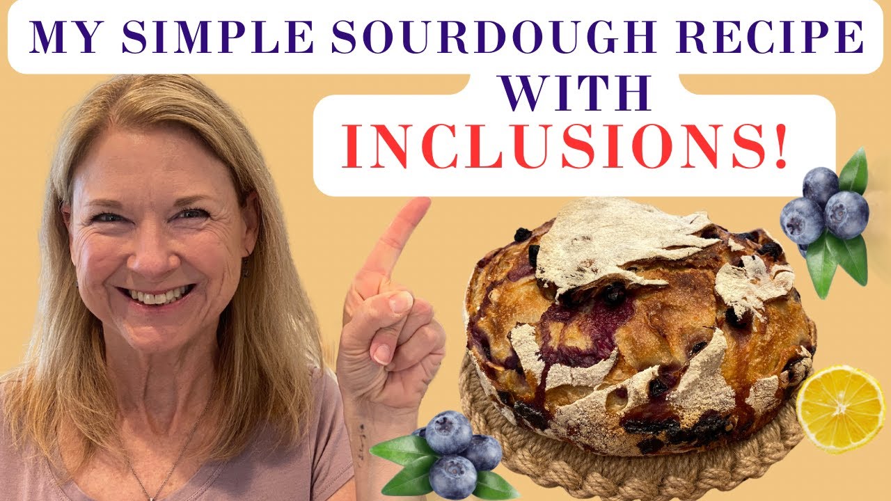 BEST Blueberry Lemon Sourdough Inclusion bread |my Myth-Buster Boule Recipe!