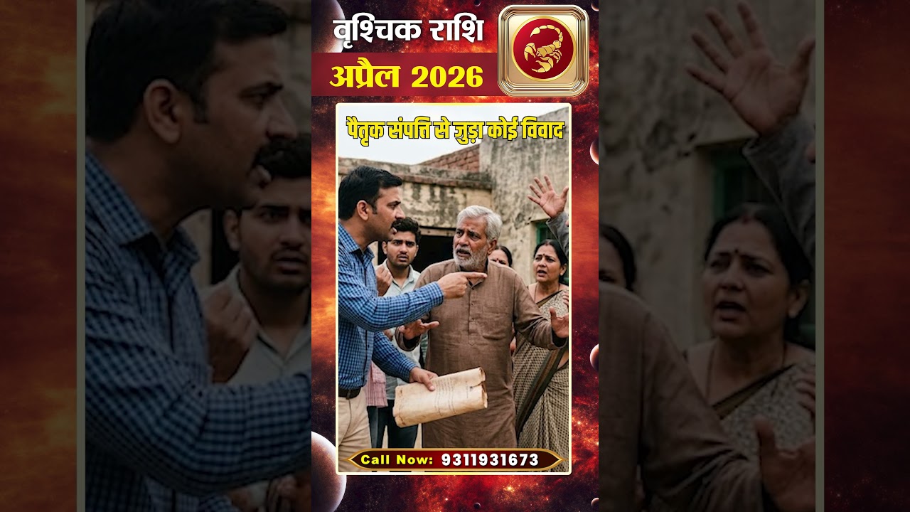 April Rashifal 2026 | वृश्चिक राशि- मिलेगा विशेष लाभ | Acharya Gaurav Ji