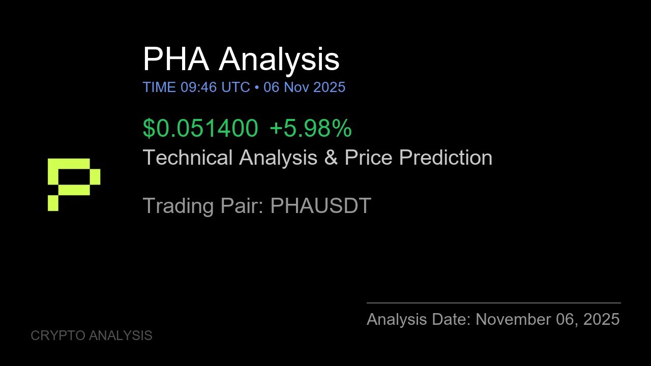 PHA (PHAUSDT) Technical Analysis - Price Prediction & Buy or Sell November 06, 2025