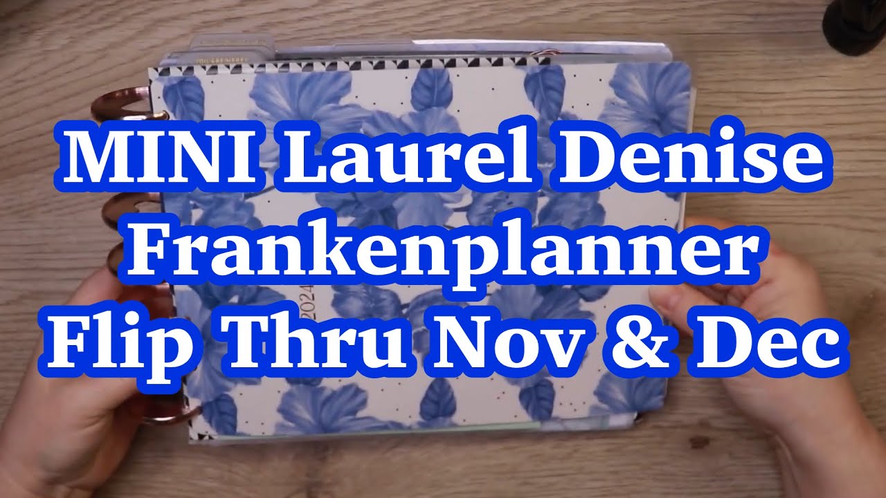 Планировщик MINI Frankenplanner на декабрь: настройка и перелистывание. Планировщики Laurel Denise