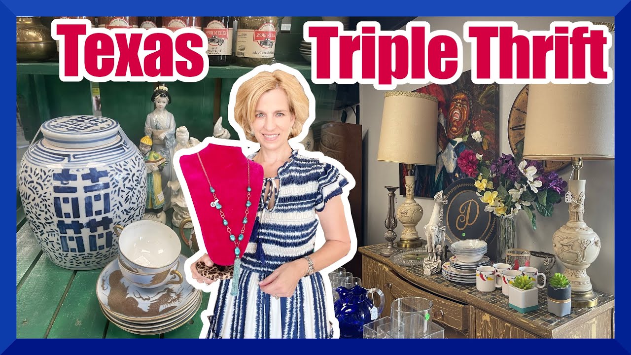 Small town thrifting in Tomball, Texas. Chinoiserie, Waterford, Lenox,  and our favorites await!