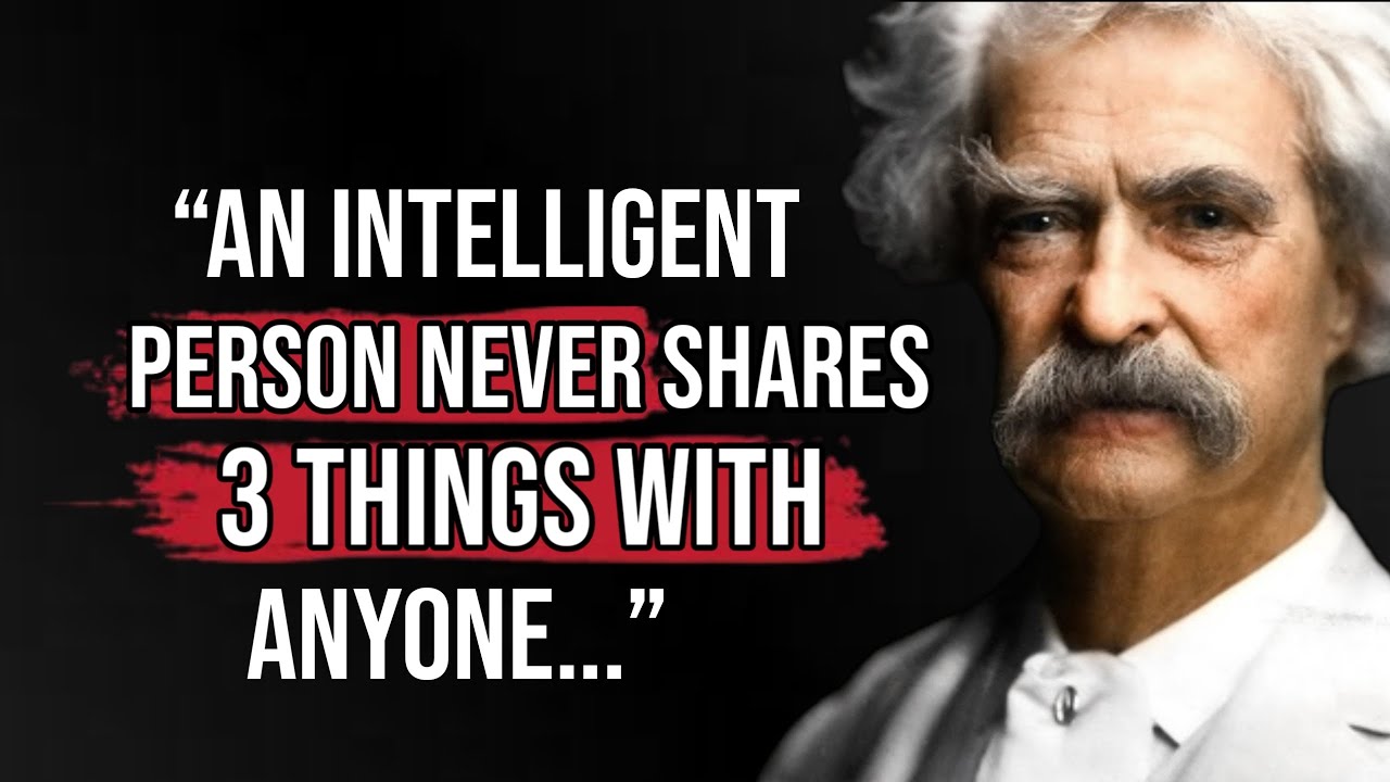 Mark Twain's Life Lessons to Learn in Youth and Avoid Regrets in Old Age #marktwain #quotes