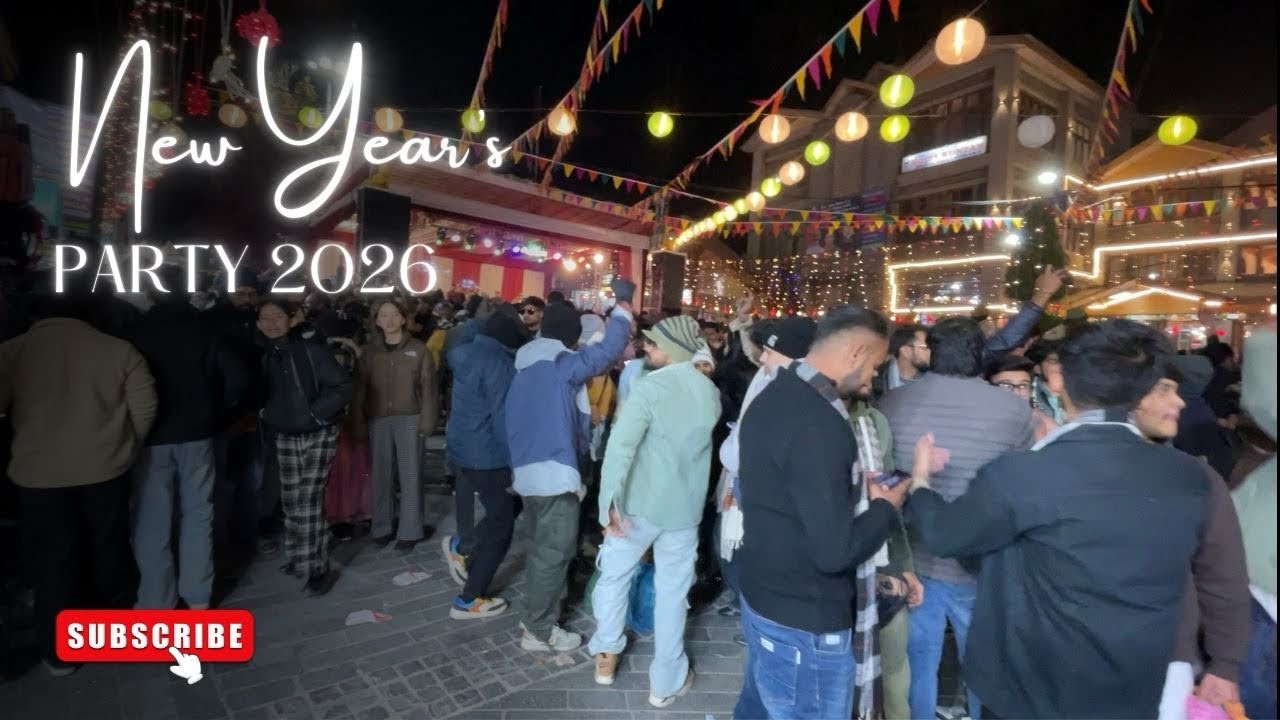 Manali New Year Night 2026 🎉| Mall Road DJ Party | Full Celebration Vlog