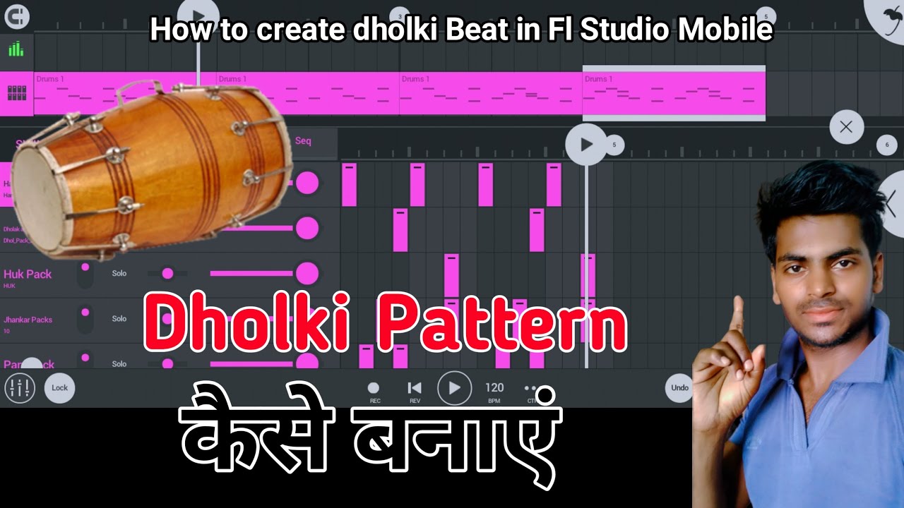 Dholki Beat kaise banate hai | How to make Dholki pattern Fl Studio | how to create dholki pattern