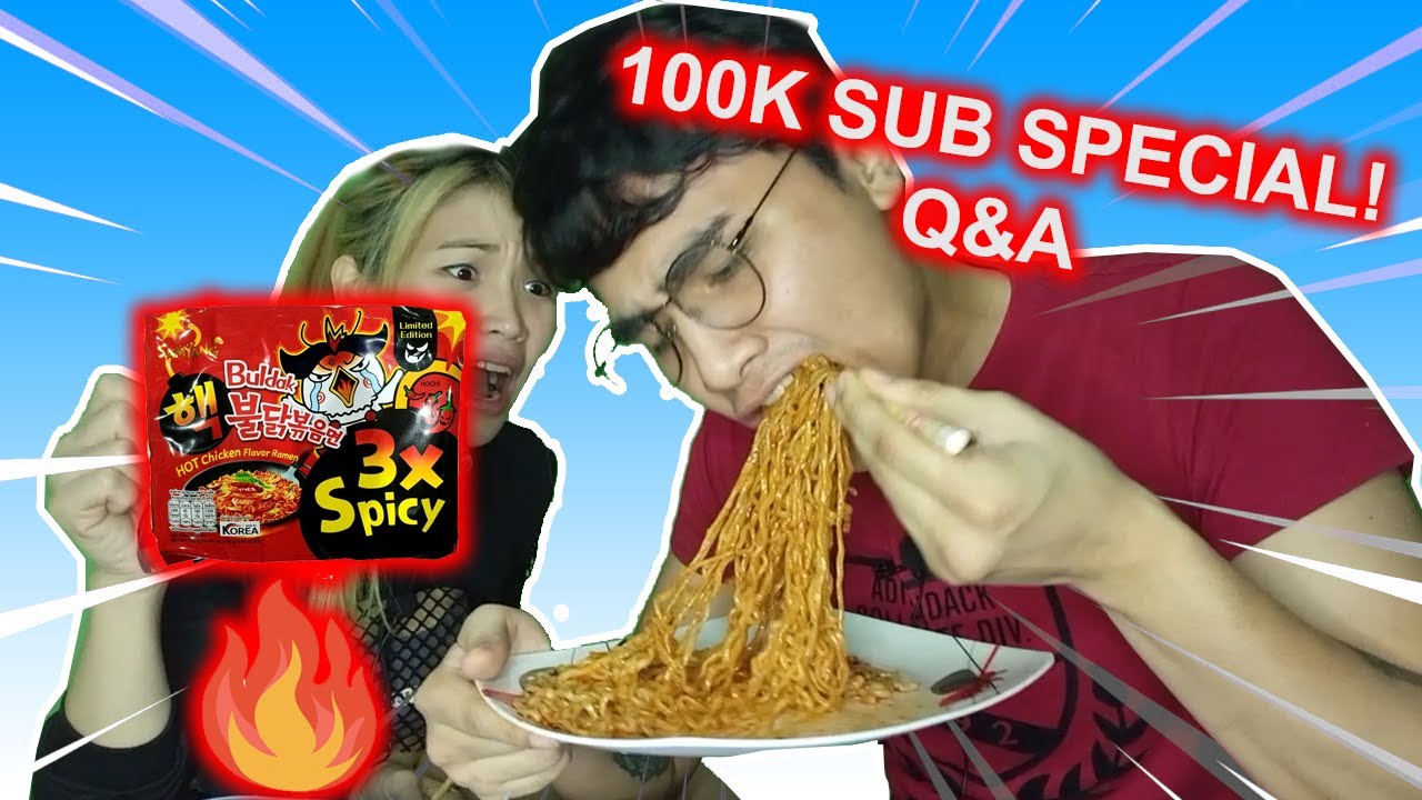3X SPICY NOODLE CHALLENGE (NASUKA AKO!)