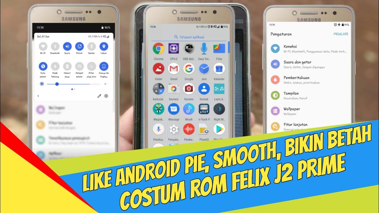 Cara instal rom felix j2 prime